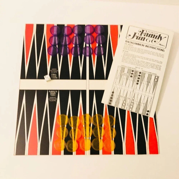 Vintage 1973 World  of Family Fun Backgammon Hasbro - Picture 9 of 15